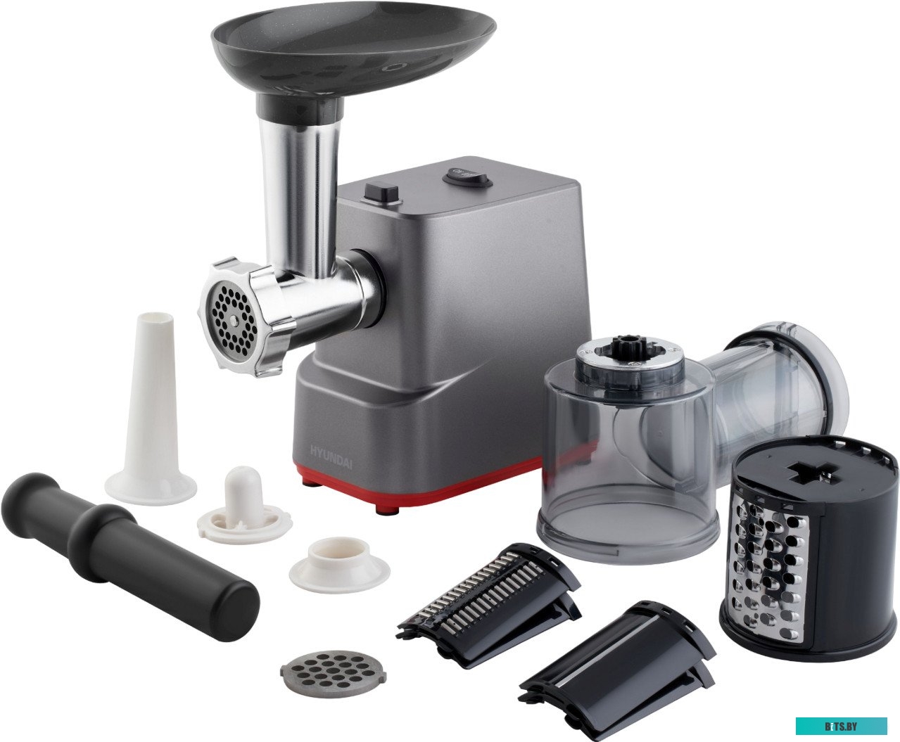 HY-MG3144 Мясорубка Hyundai HY-MG3144 графит/серебристый