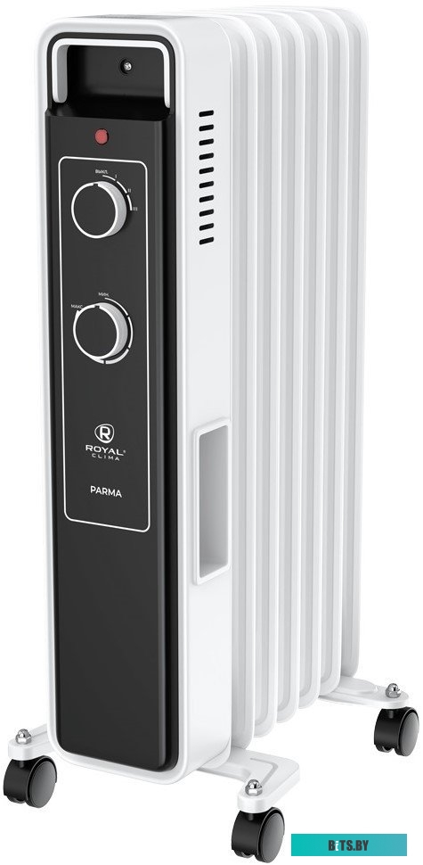 ROR-PR7-1500M Масляный радиатор Royal Clima Parma ROR-PR7-1500M, с терморегулятором, 1500Вт, 7 секций, 3 режима, белый