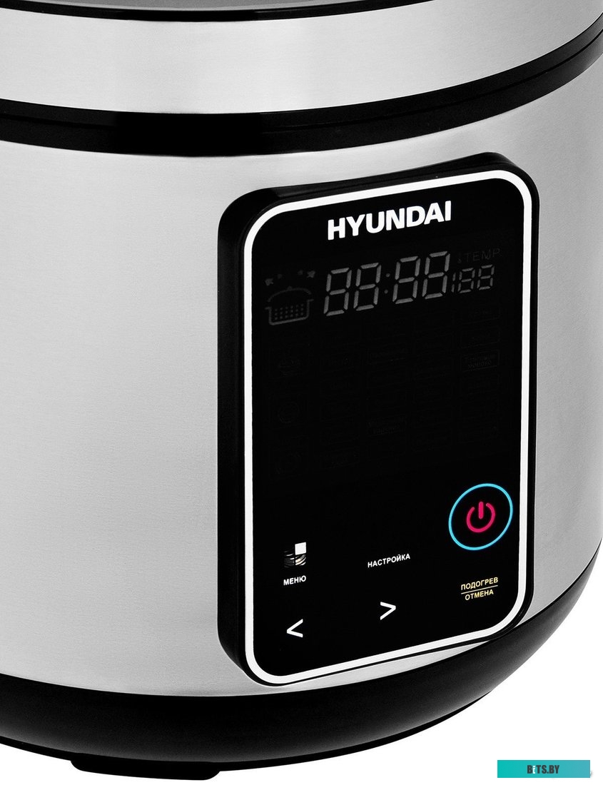 HYMC-2400 Мультиварка HYUNDAI HYMC-2400,  900Вт,   серебристый/черный