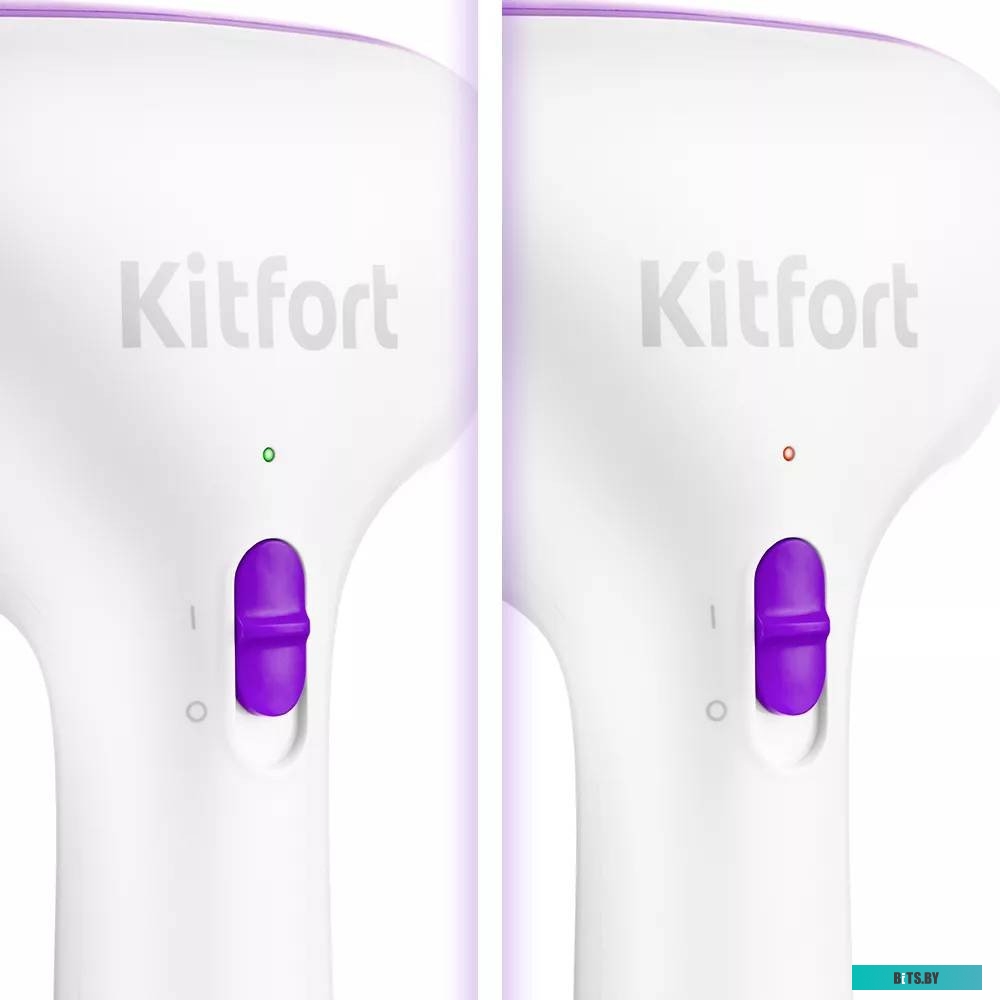 КТ-996 Отпариватель напольный KitFort КТ-996,  белый  / фиолетовый