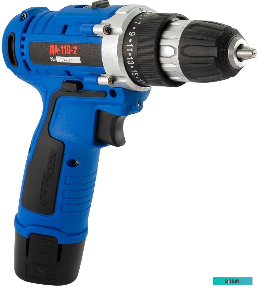 Дрель-шуруповерт Витязь ДА-110-2 18012010 (с 2-мя АКБ, кейс)