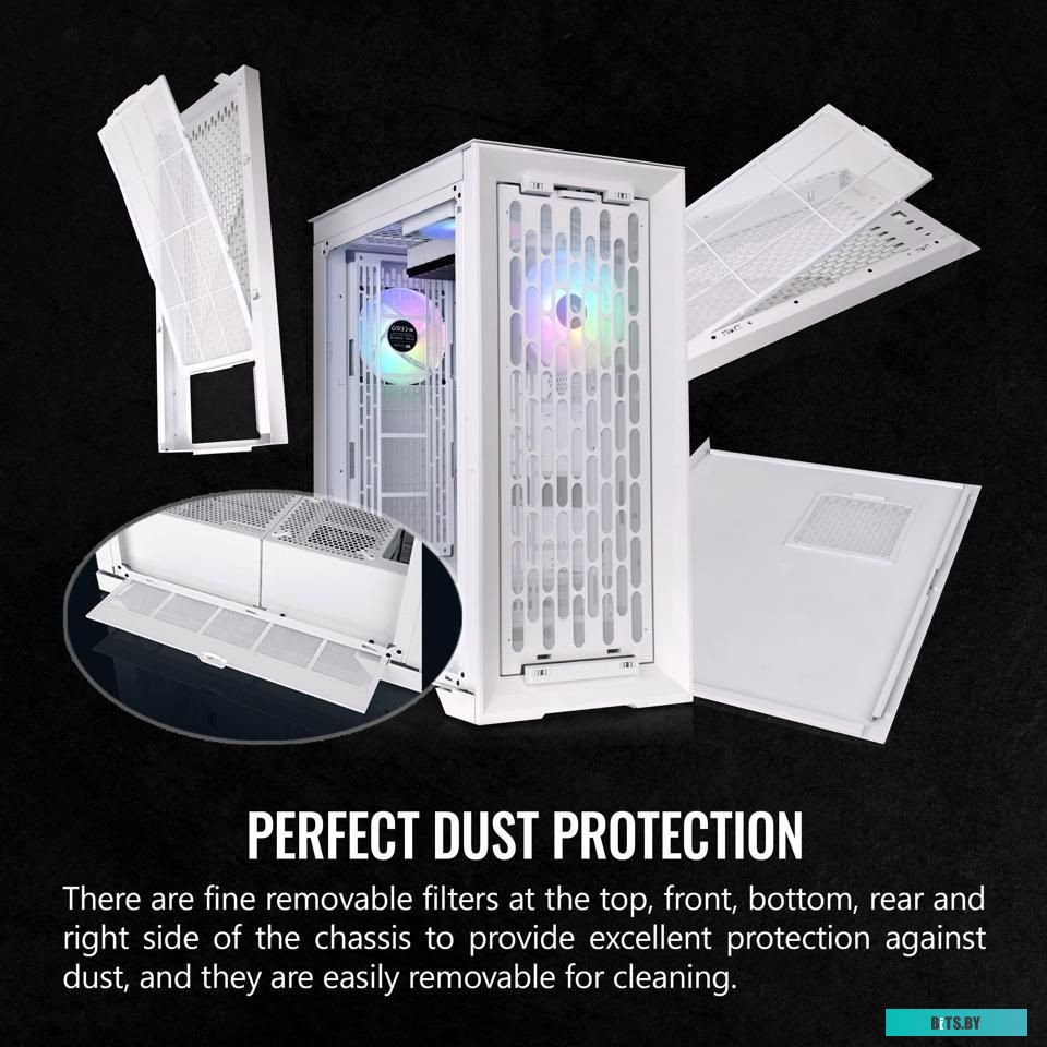 Корпус thermaltake CTE T500 TG ARGB Snow CA-1X8-00F6WN-01