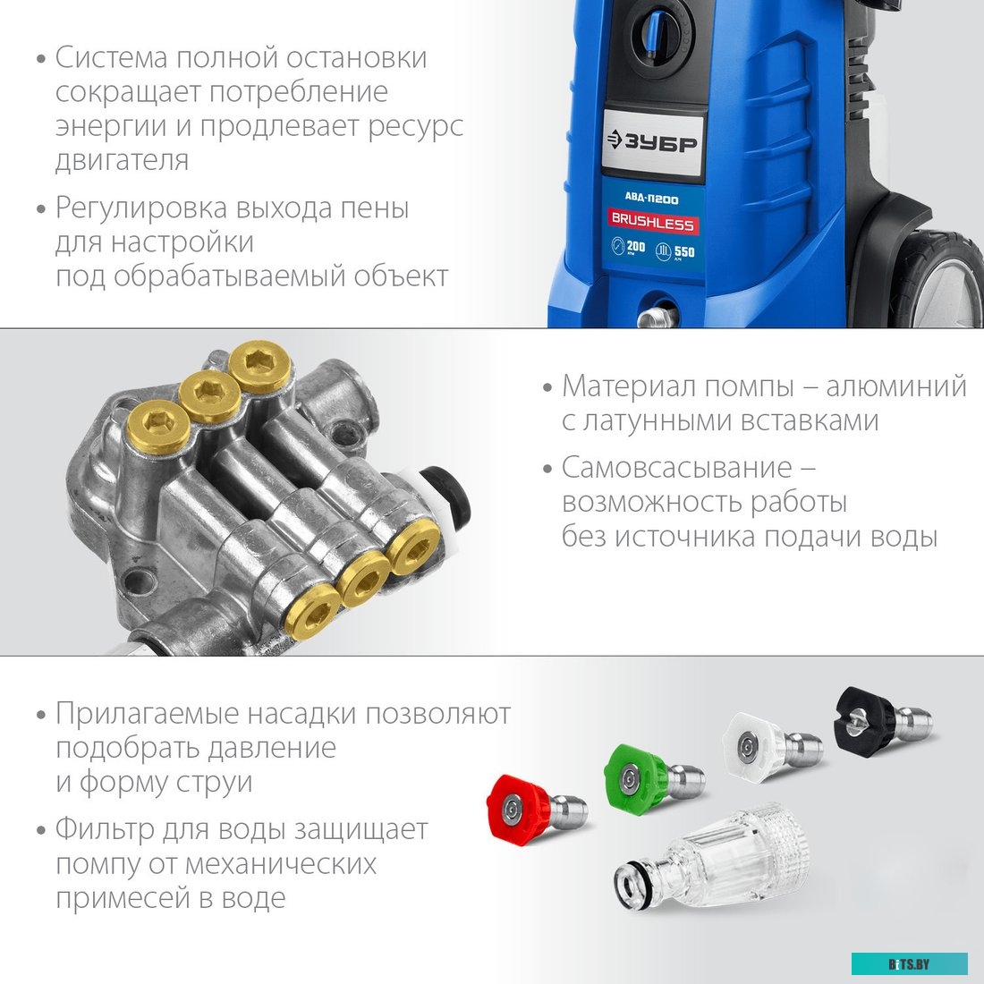 АВД-П200 Мойка высокого давления Зубр АВД-П200