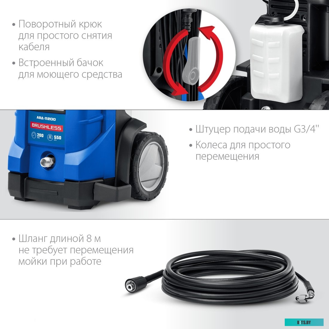 АВД-П200 Мойка высокого давления Зубр АВД-П200