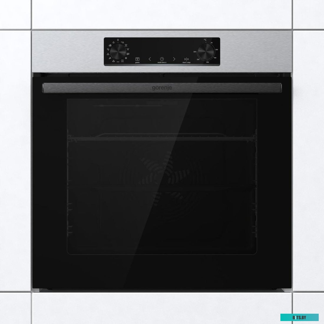 BOB6737E01X Духовой шкаф Gorenje BOB6737E01X,  нержавеющая сталь/черный