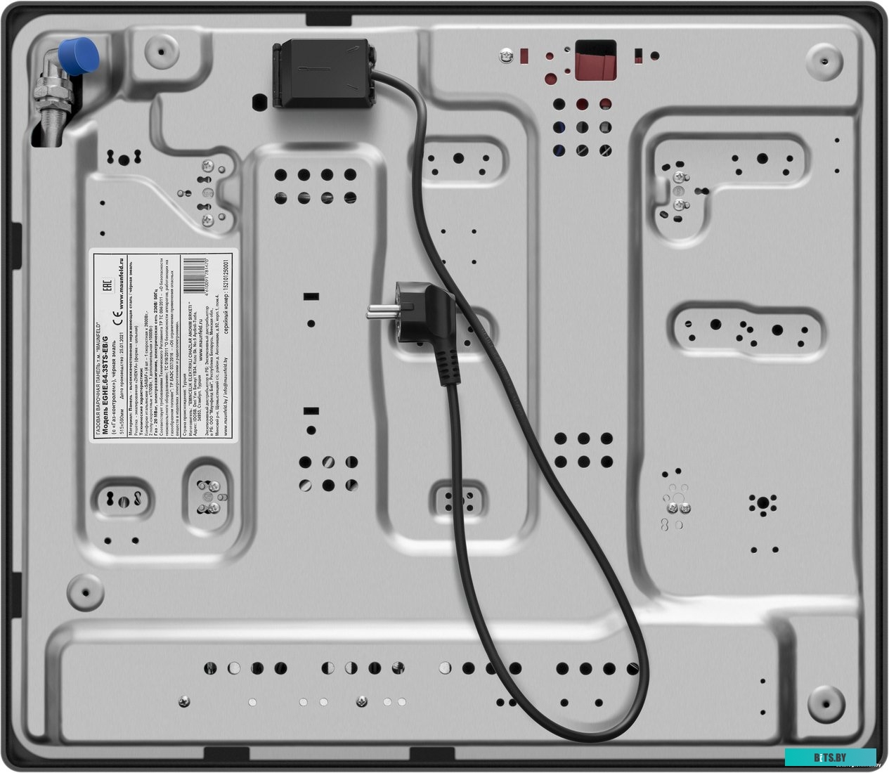 КА-00016499 Стиральная машина MAUNFELD MFWM1410SB02, с фронтальной загрузкой, 10кг, 1400об/мин, инверторная