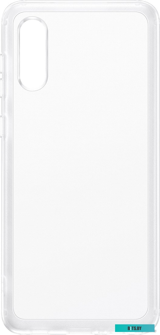 Чехол SAMSUNG Soft Clear Cover для Samsung Galaxy A02, прозрачный EF-QA022TTEGRU