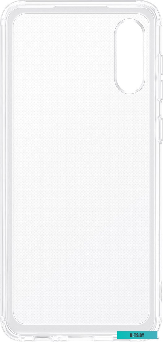 Чехол SAMSUNG Soft Clear Cover для Samsung Galaxy A02, прозрачный EF-QA022TTEGRU