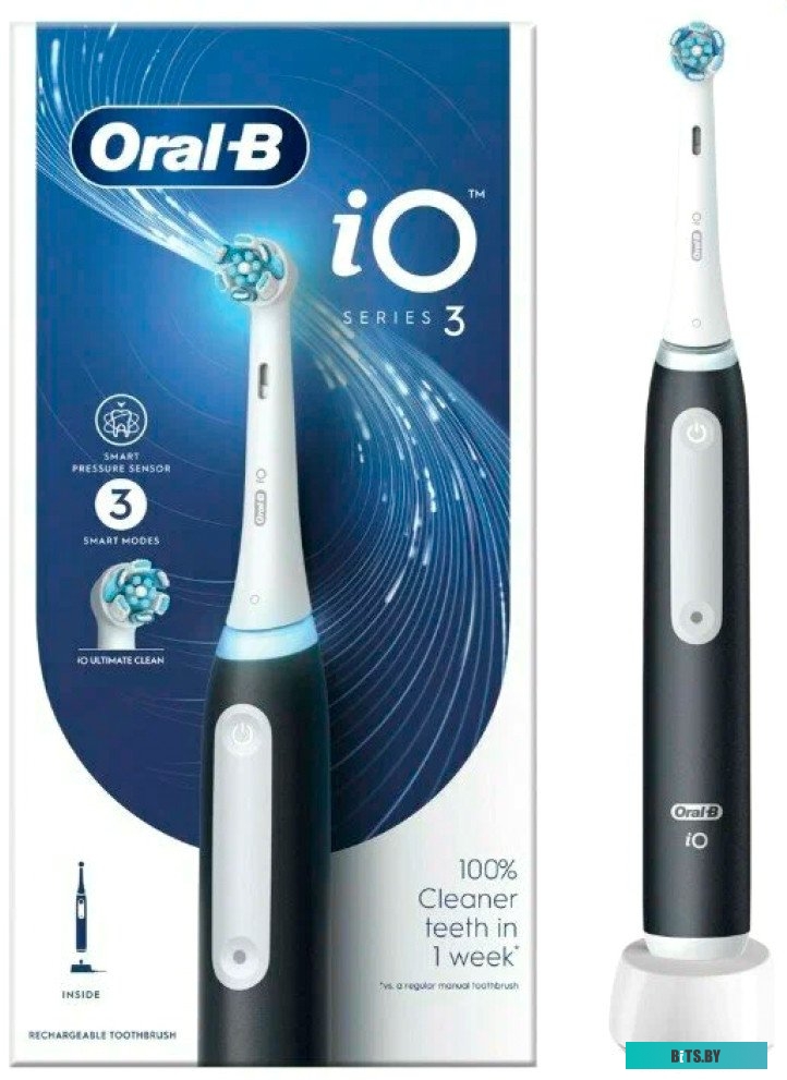 8006540731277 Электрическая зубная щетка IO3 MATT BLACK ORAL-B