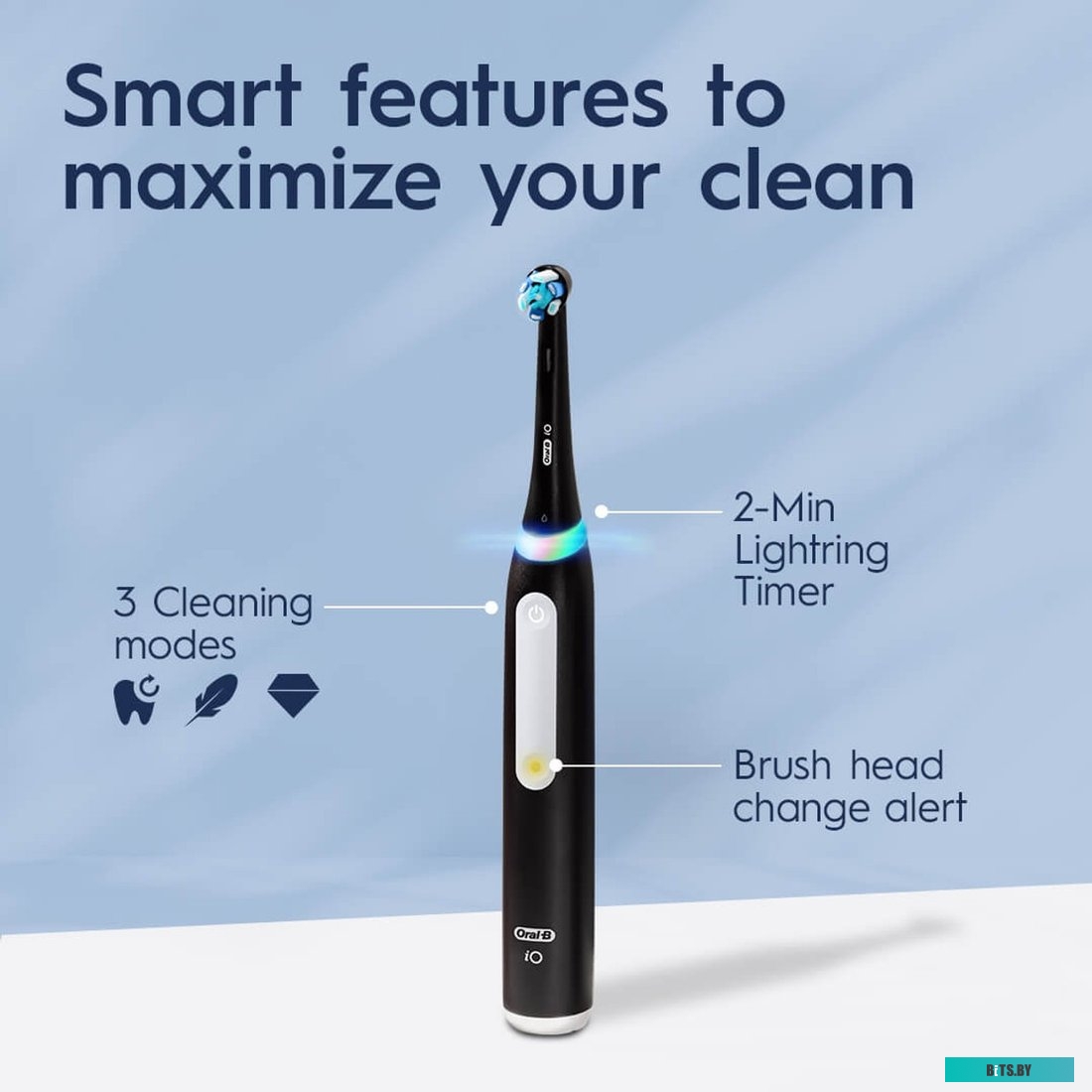 8006540731277 Электрическая зубная щетка IO3 MATT BLACK ORAL-B