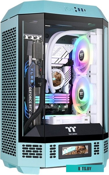 Корпус Thermaltake The Tower 300 Turquoise CA-1Y4-00SBWN-00