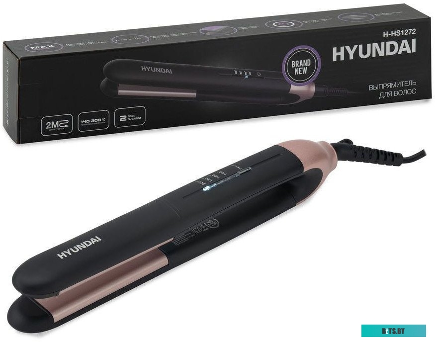 H-HS1272 Выпрямитель Hyundai H-HS1272 40Вт черный (макс.темп.:200С)