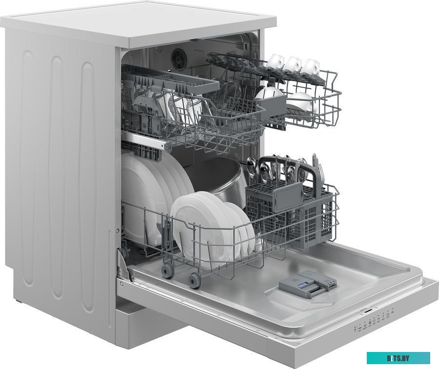 869894700010 Посудомоечная машина HOTPOINT HF 4C86,  полноразмерная, напольная, 59.8см, загрузка 14 комплектов, белая [869894700010]