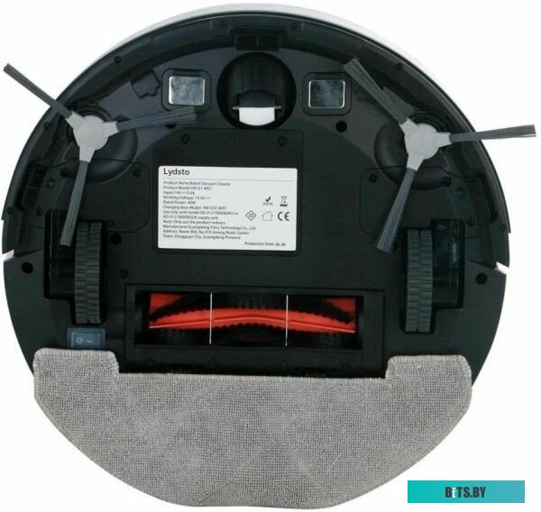 YM-G1-B01 Робот-пылесос LYDSTO G1, 40Вт, черный/черный [ym-g1-b01]