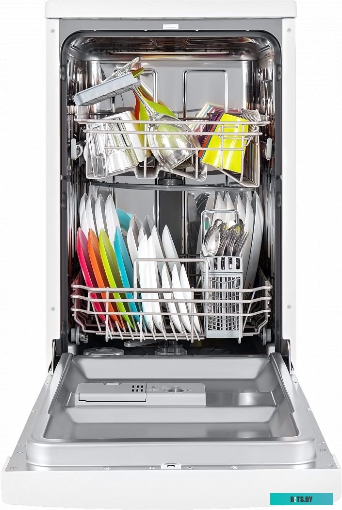 УТ000010684 Посудомоечная машина MAUNFELD MWF08B,  узкая, напольная, 44.8см, загрузка 9 комплектов, белая [ут000010684]