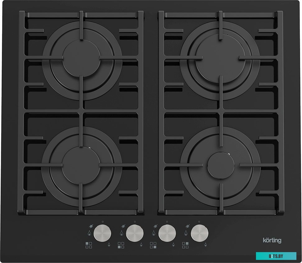 HGG 6805 CN Встраиваемая варочная панель/ Газовая варочная панель из закаленного стекла, ширина 60 см,  4 высокоэффективные конфорки, автоматический э