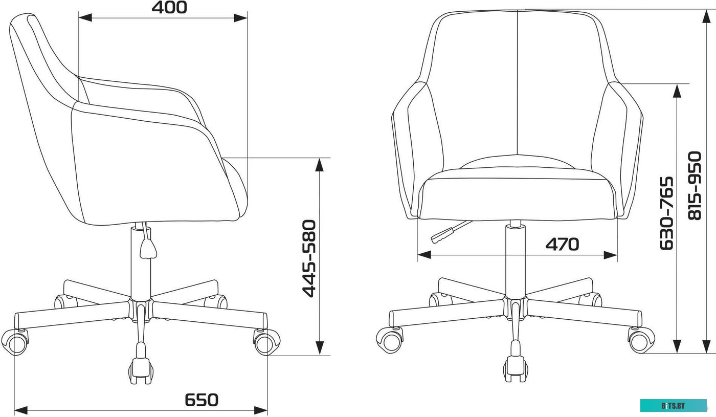Офисное кресло (Стул) Бюрократ CH-380M (черный) <CH-380M/418BL>