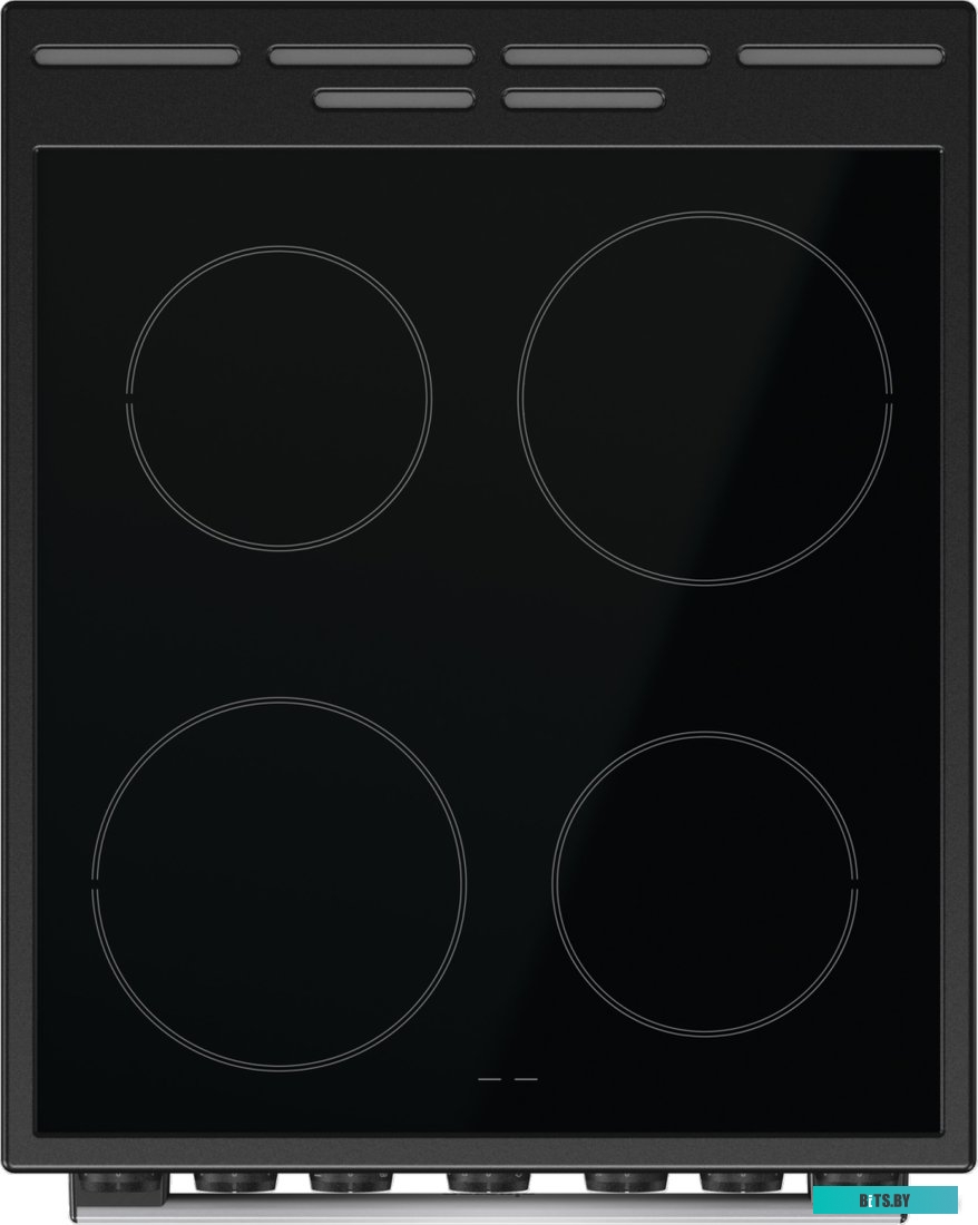 GEC5B20SG Электрическая плита Gorenje GEC5B20SG,  стеклокерамика,  инфракрасная,  без крышки,  серебристый