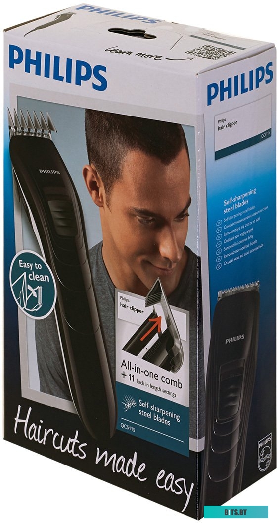 QC5115 (QC5115/15) Машинка для стрижки волос PHILIPS QC5115 (QC5115/15)