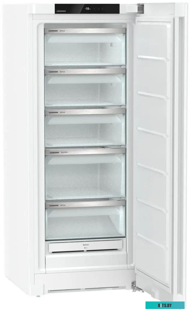 FNe 4605-22 001 Морозильные камеры LIEBHERR/ Online-exclusive. Pure, NoFrost, 5 контейнеров, в. 145,5 см, ш. 60 см, класс ЭЭ A, внутренние ручки, белы