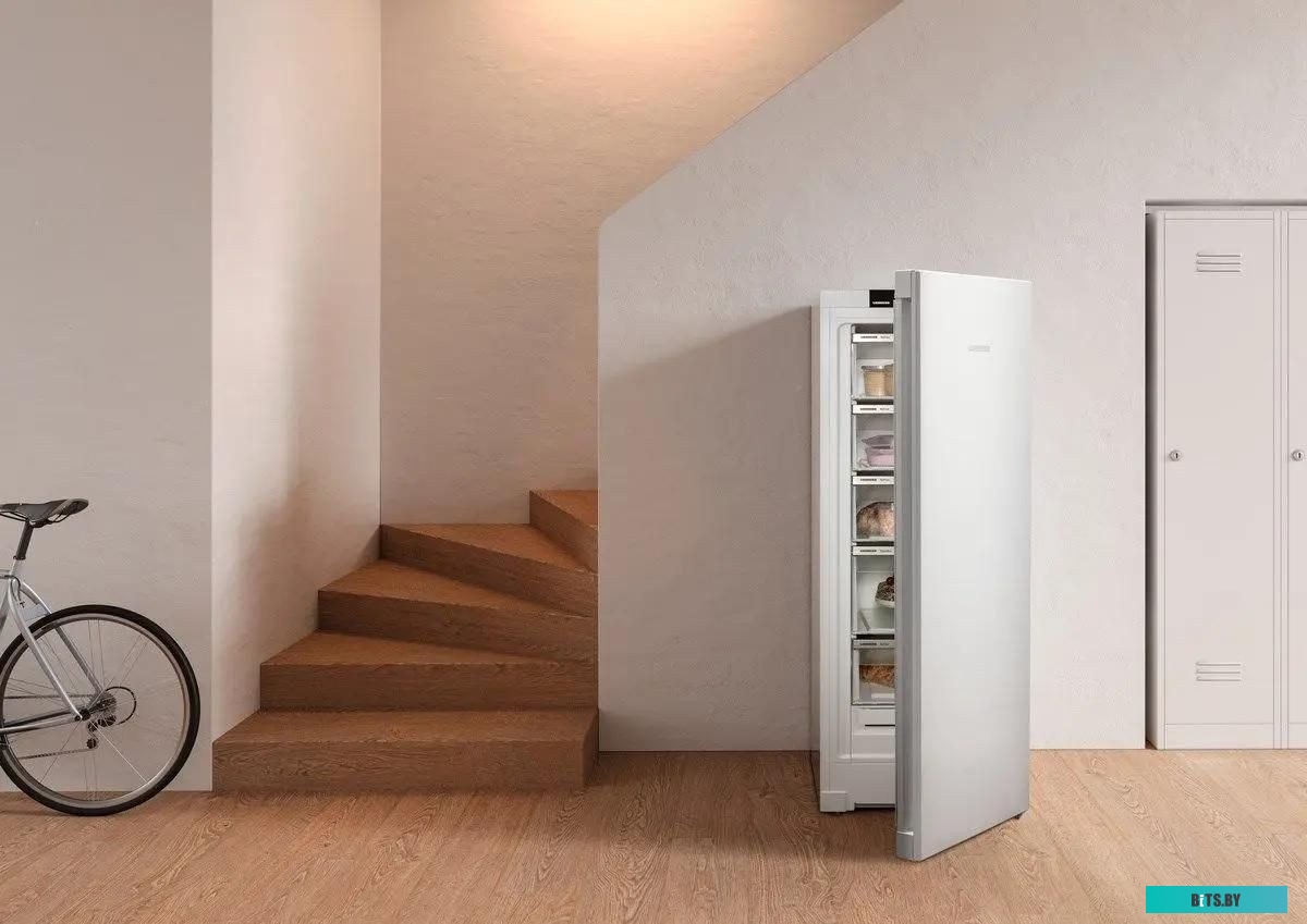 FNe 4605-22 001 Морозильные камеры LIEBHERR/ Online-exclusive. Pure, NoFrost, 5 контейнеров, в. 145,5 см, ш. 60 см, класс ЭЭ A, внутренние ручки, белы