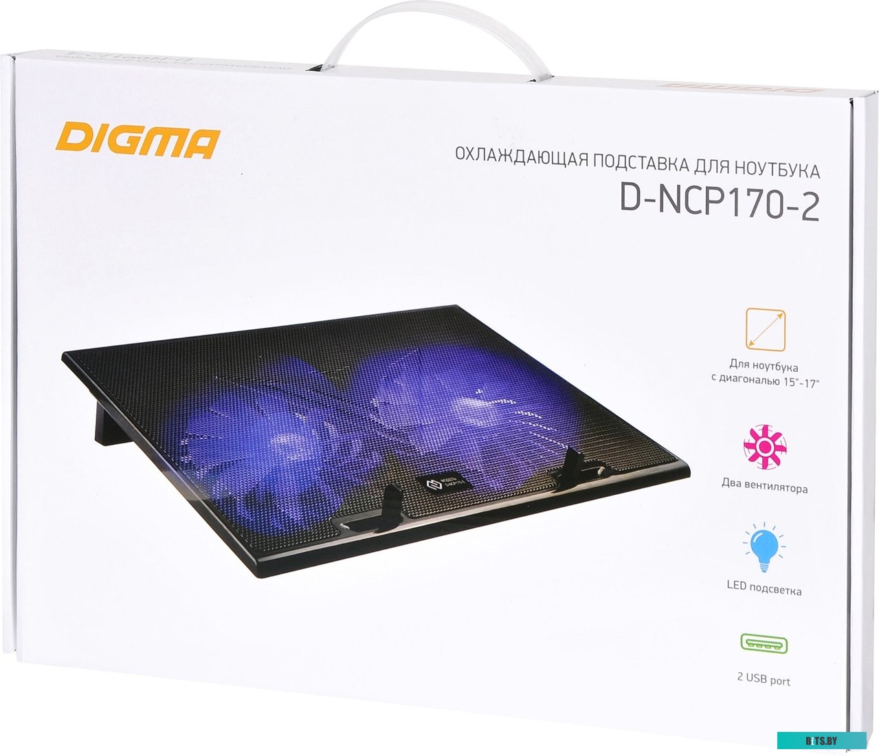 Подставка для ноутбука Digma D-NCP170-2 <1445219>