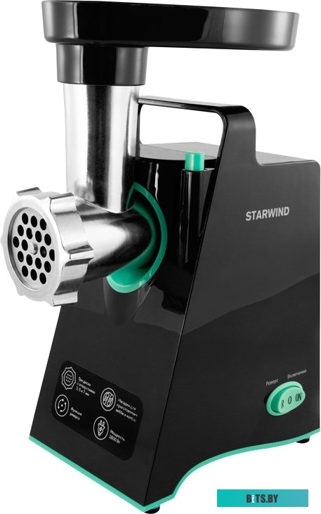 SMG4480 Мясорубка STARWIND SMG4480,  темно-серый / бирюзовый