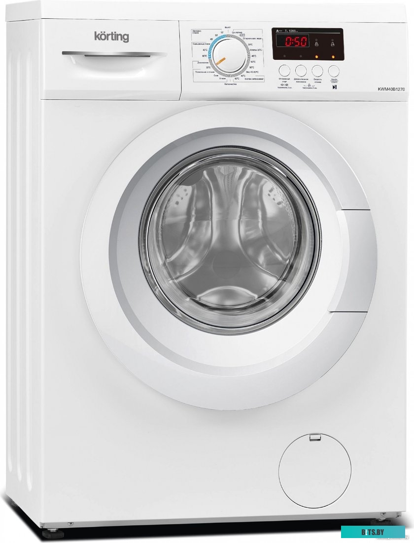 KWM 40B1270 Узакая стиральная машина KORTING/ Узкая стиральная машина KORTING, фронтальная, загрузка 7 кг, электронное управление, цифровой дисплей, 2