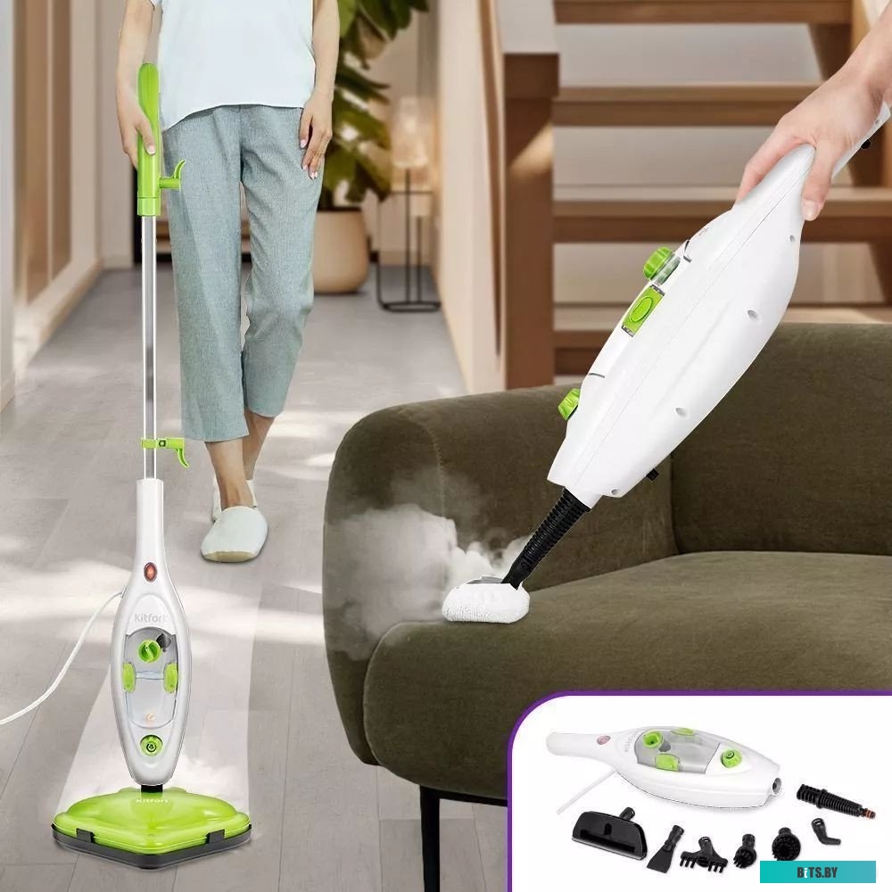 KT-1060 Паровая швабра Kitfort KT-1060 (2 в 1)
