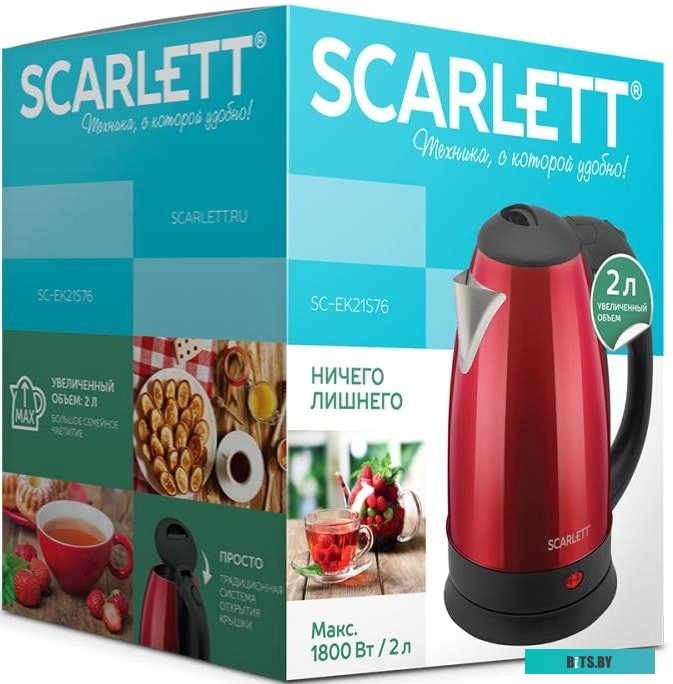 Электрочайник Scarlett SC-EK21S76