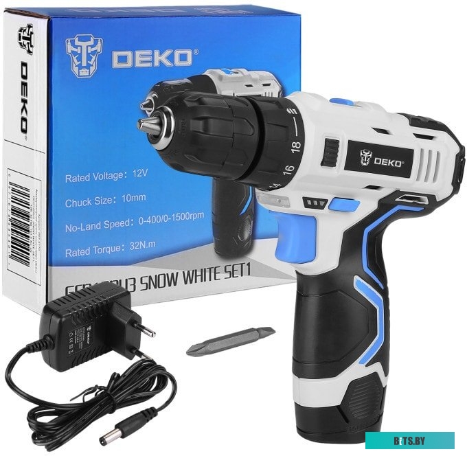 Дрель-шуруповерт Deko GCD12DU3 SET 1 (с 1-им АКБ) <063-4170>