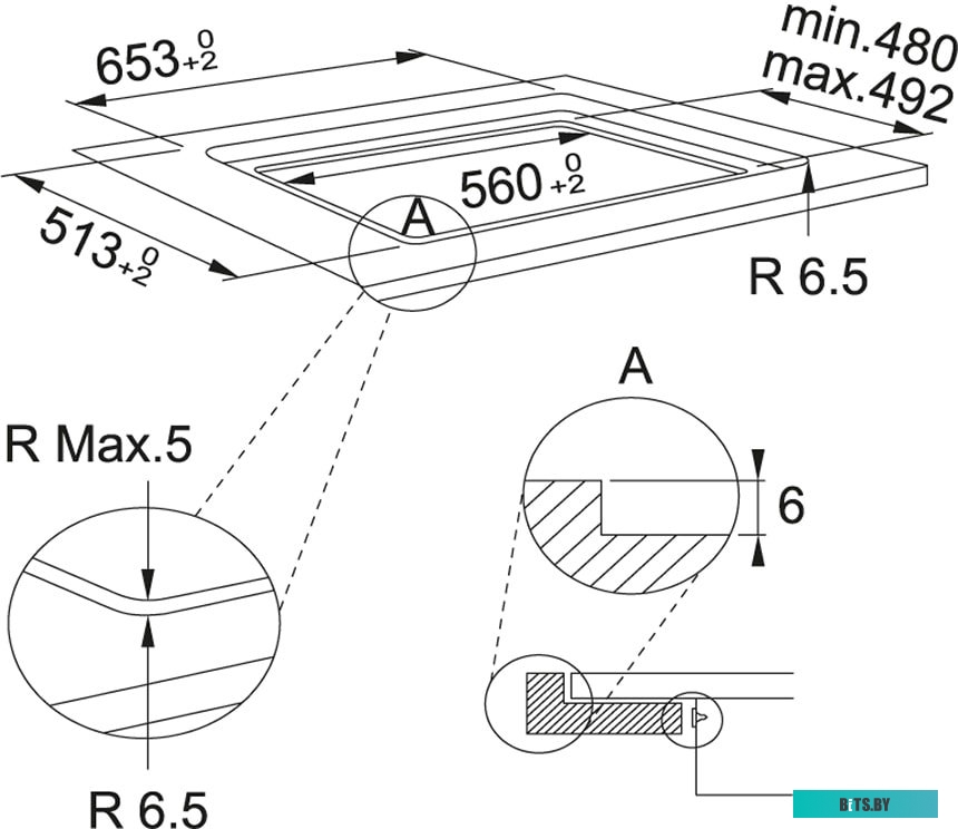 108.0606.108 Встраиваемые индукционные панели Franke/ Better, Индукционная варочная поверхность, серия SMART, 60см, 4 зоны нагрева, индукционный мост 