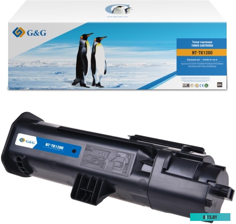 Тонер-картридж G&G GG-TK1200 черный для Kyocera ECOSYS P2335d/P2335dn/P2335dw/M2235dn/M2735dn/M2835dw