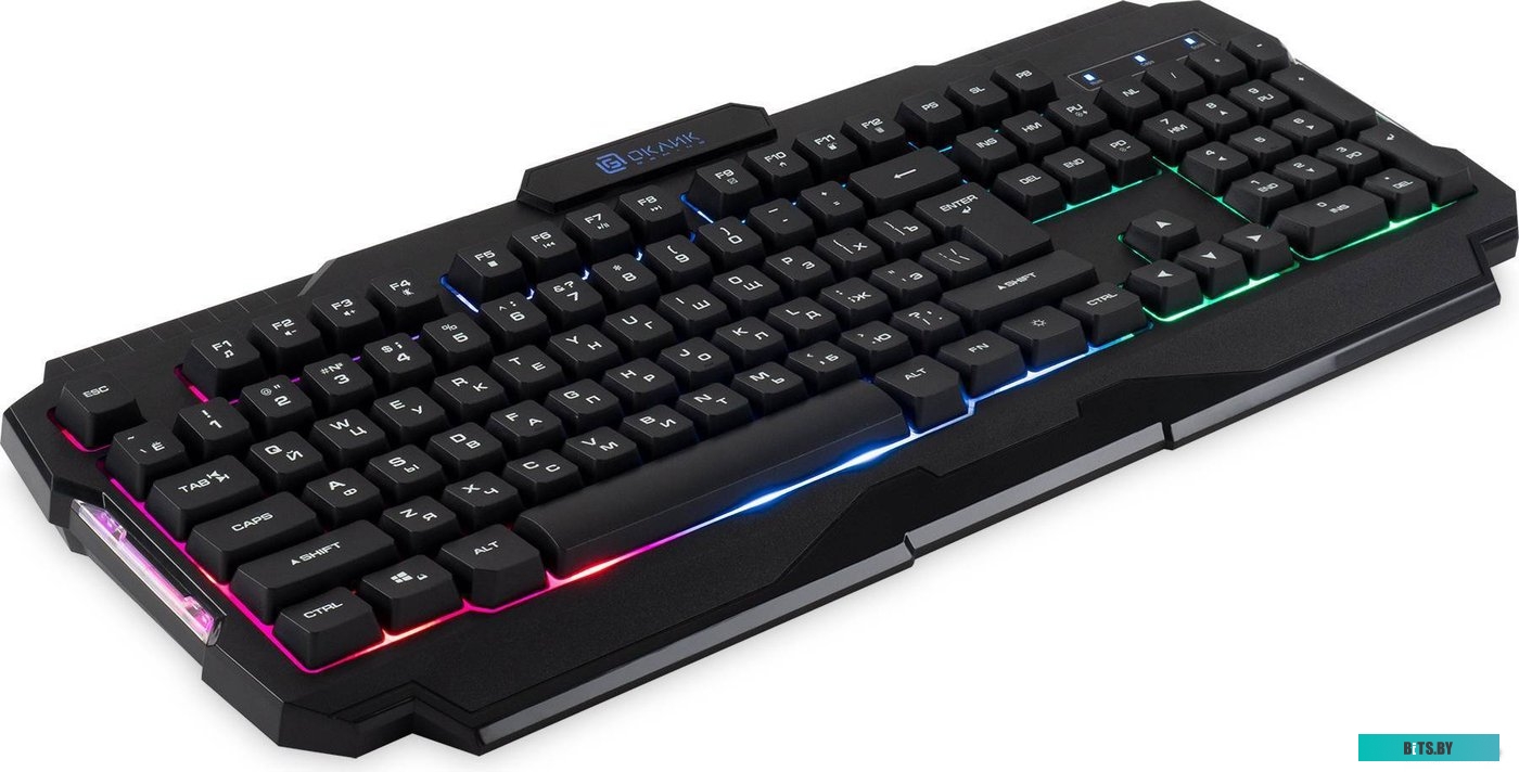 Клавиатура Оклик 757G HW2 черный USB for gamer (1790295)