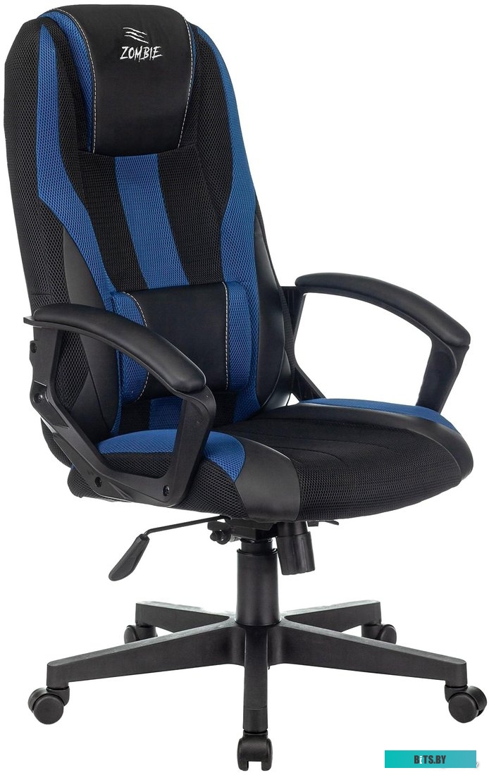 Кресло Zombie 9 (черный/синий) <ZOMBIE 9 BLUE>