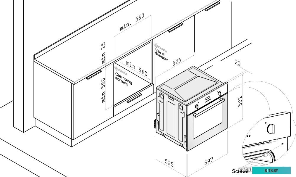 OGG 771 CFN Встраиваемый духовой шкаф