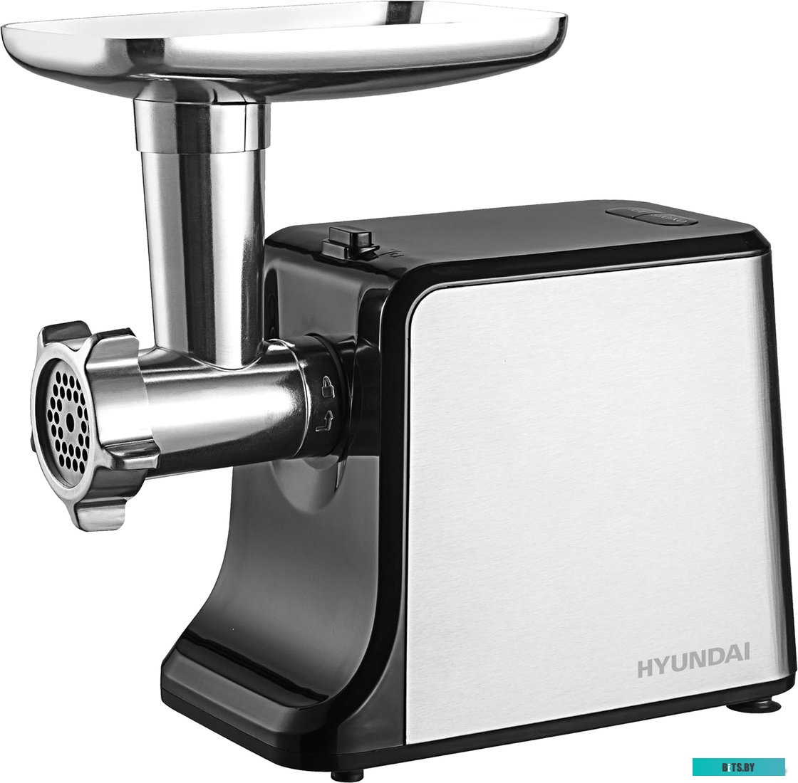 HY-MG2322 Мясорубка HYUNDAI HY-MG2322,  черный / серебристый