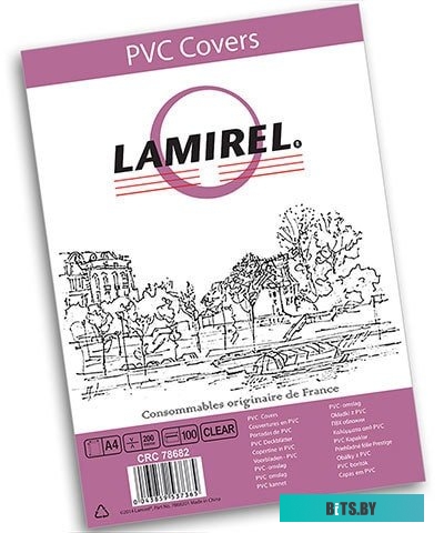 Пластиковая пружина для переплета Lamirel PVC 200мкм 100шт (прозрачный) LA-78682
