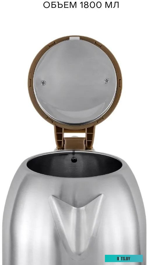 KES-1825 Чайник электрический Supra KES-1825 1.8л. 1500Вт серебристый/бежевый (корпус: нержавеющая сталь)