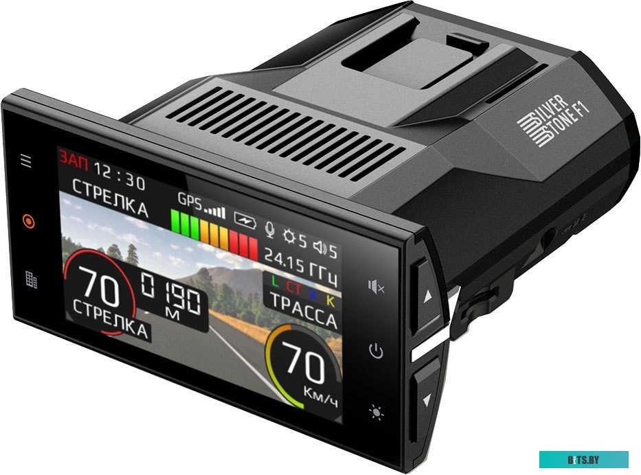 S-BOT-PRO Видеорегистратор с радар-детектором Silverstone F1 HYBRID S-BOT-PRO GPS черный