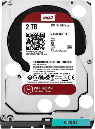 Жесткий диск WD Red Pro 2TB [WD2002FFSX]