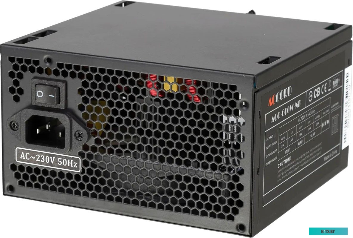 Блок питания Accord ACC-600W-NP