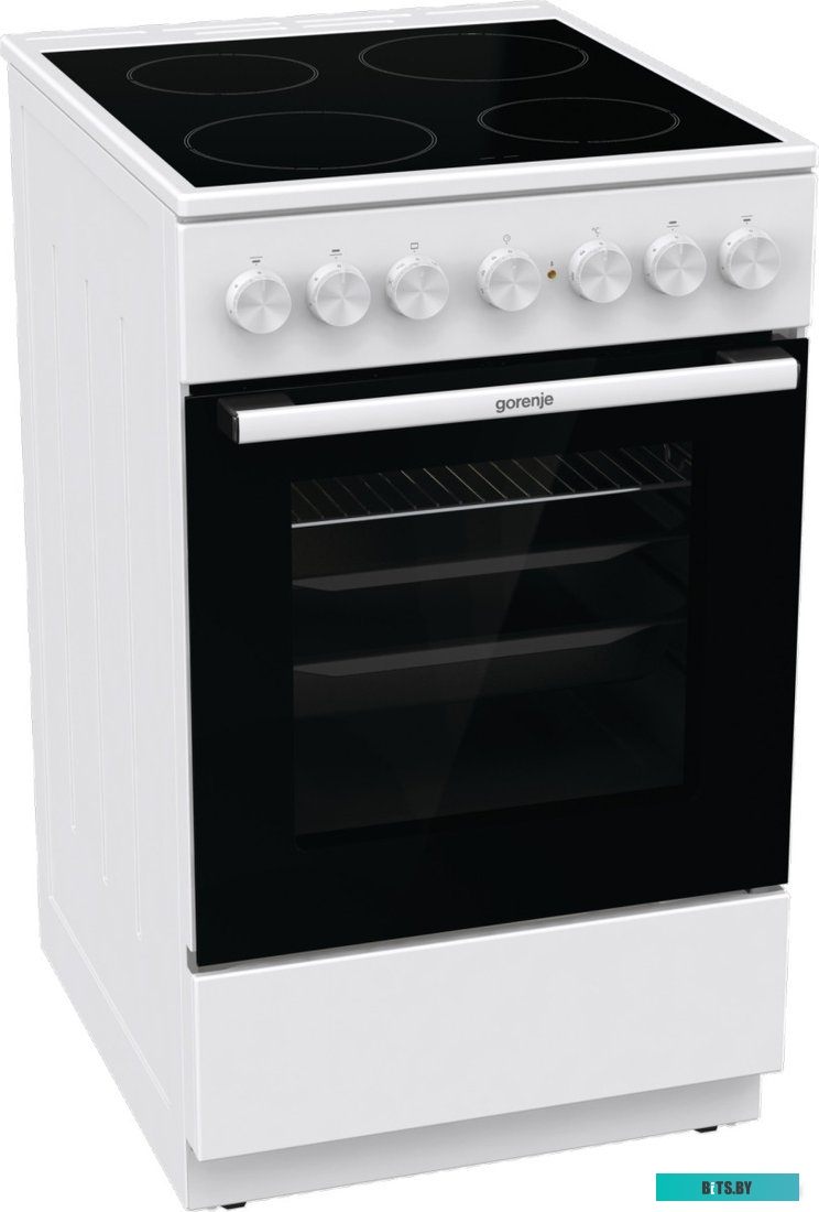 GEC5C61WG Электрическая плита Gorenje GEC5C61WG,  стеклокерамика,  без крышки,  белый