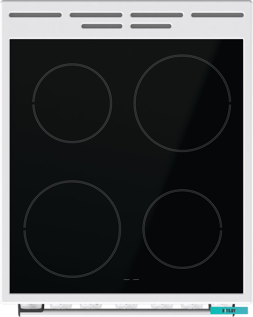 GEC5C61WG Электрическая плита Gorenje GEC5C61WG,  стеклокерамика,  без крышки,  белый