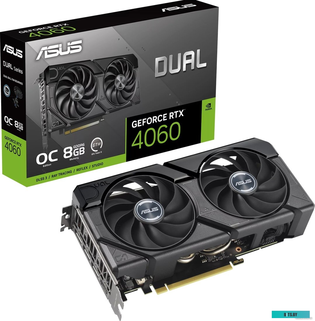 Видеокарта Asus PCI-E 4.0 DUAL-RTX4060-O8G-EVO