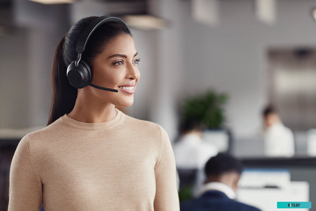 Наушники (Гарнитура) Jabra Evolve2 65 MS Stereo USB-C (черный) <26599-999-899>
