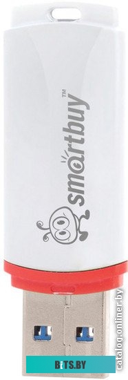 USB накопитель (Флешка) Smart Buy Crown White 4GB (SB4GBCRW-W)