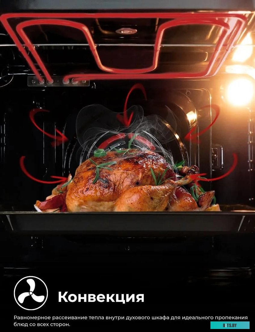 CHAO000396 Духовой шкаф Электрический Lex EDM 073 BBL черный