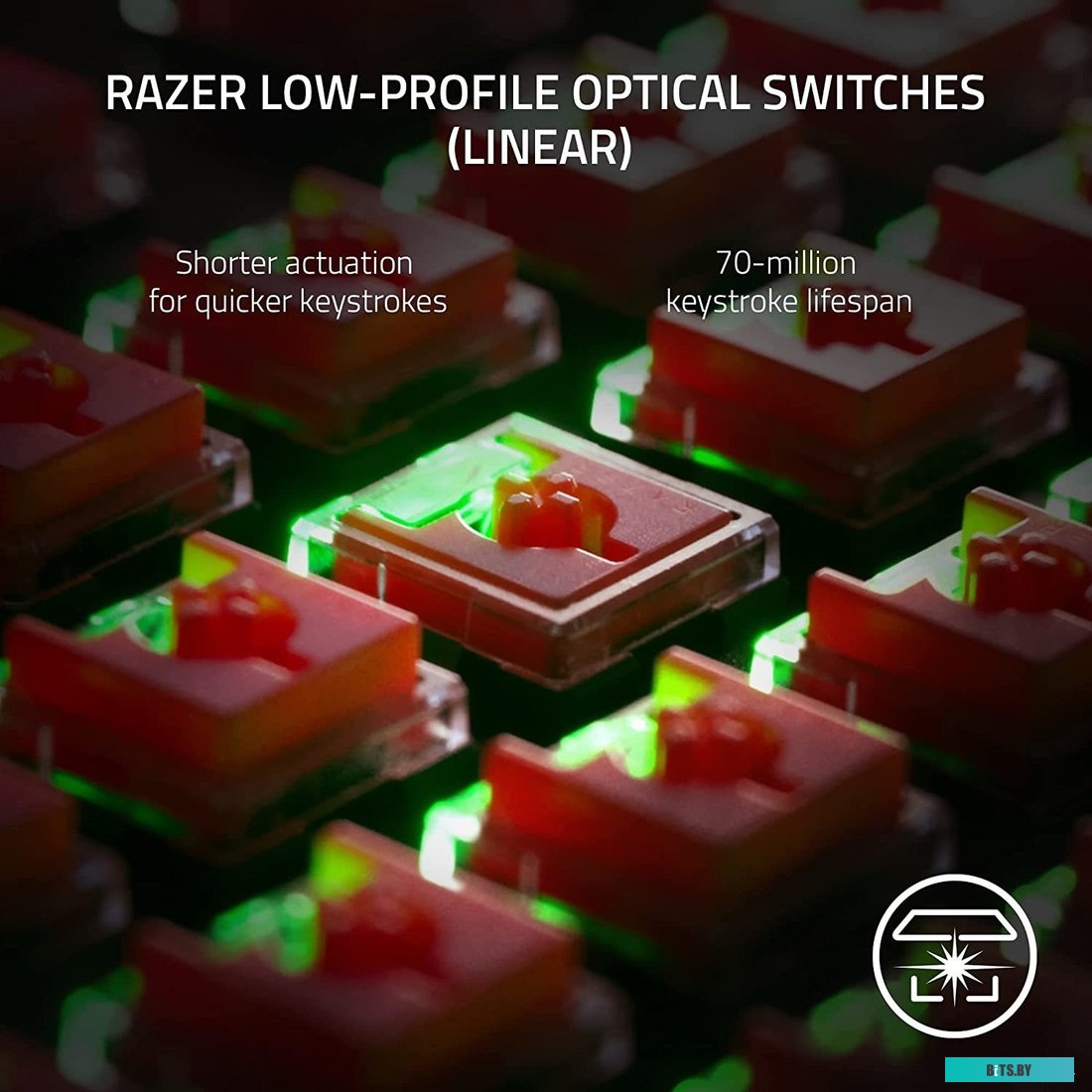 Игровая клавиатура Razer Deathstalker V2 Pro Tenkeyless - RZ03-04370800-R3R1
