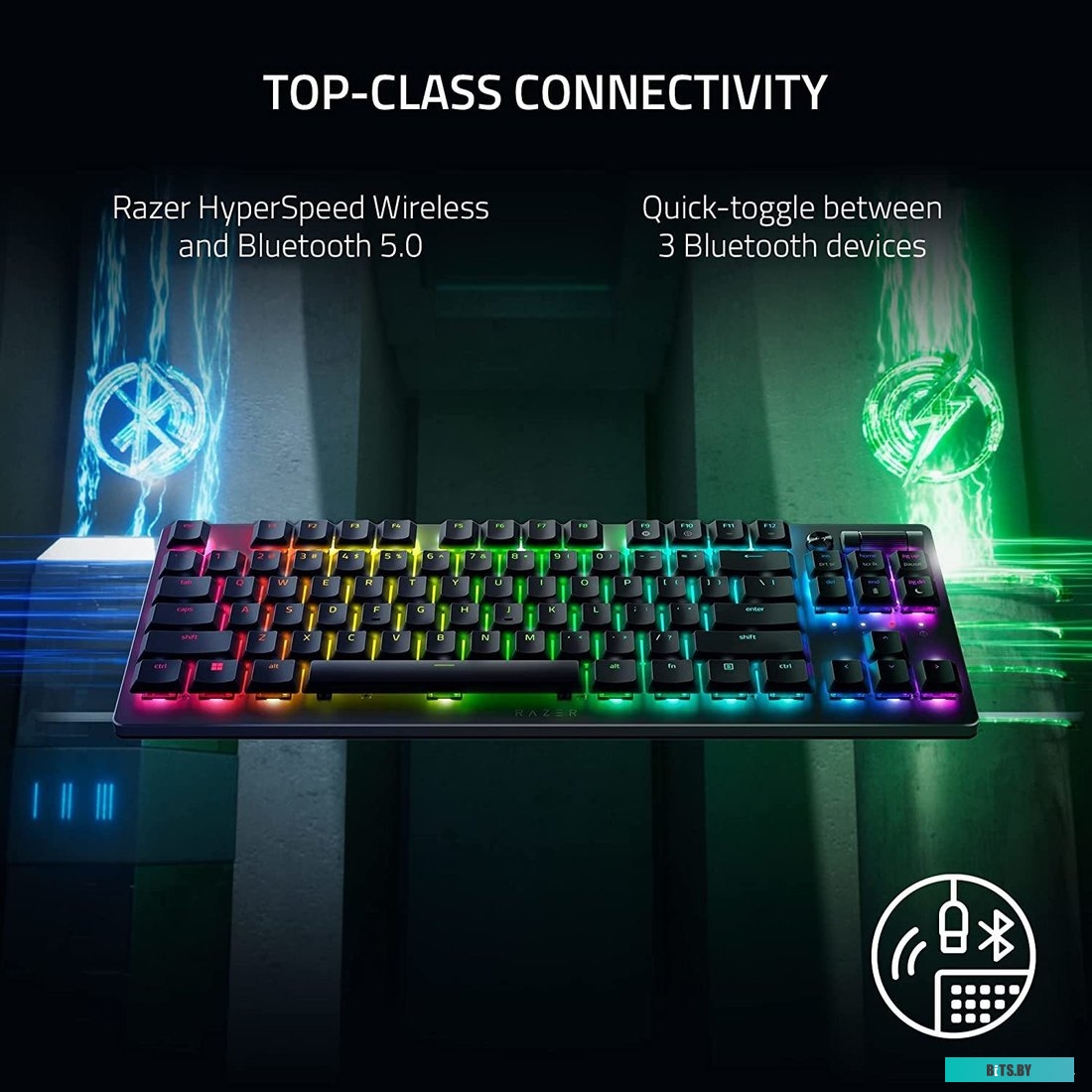 Игровая клавиатура Razer Deathstalker V2 Pro Tenkeyless - RZ03-04370800-R3R1